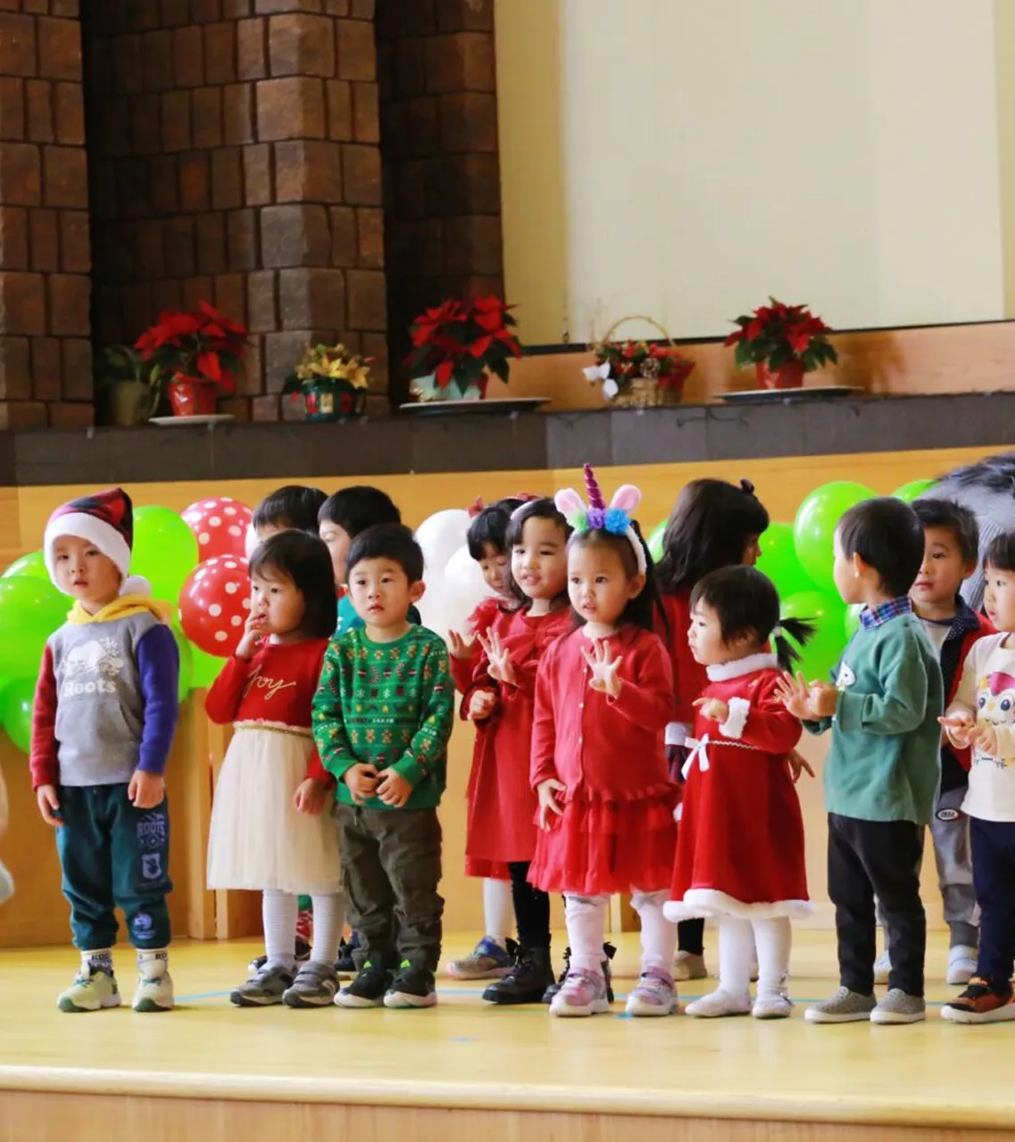 Child taking part in an active learning experience with an educator