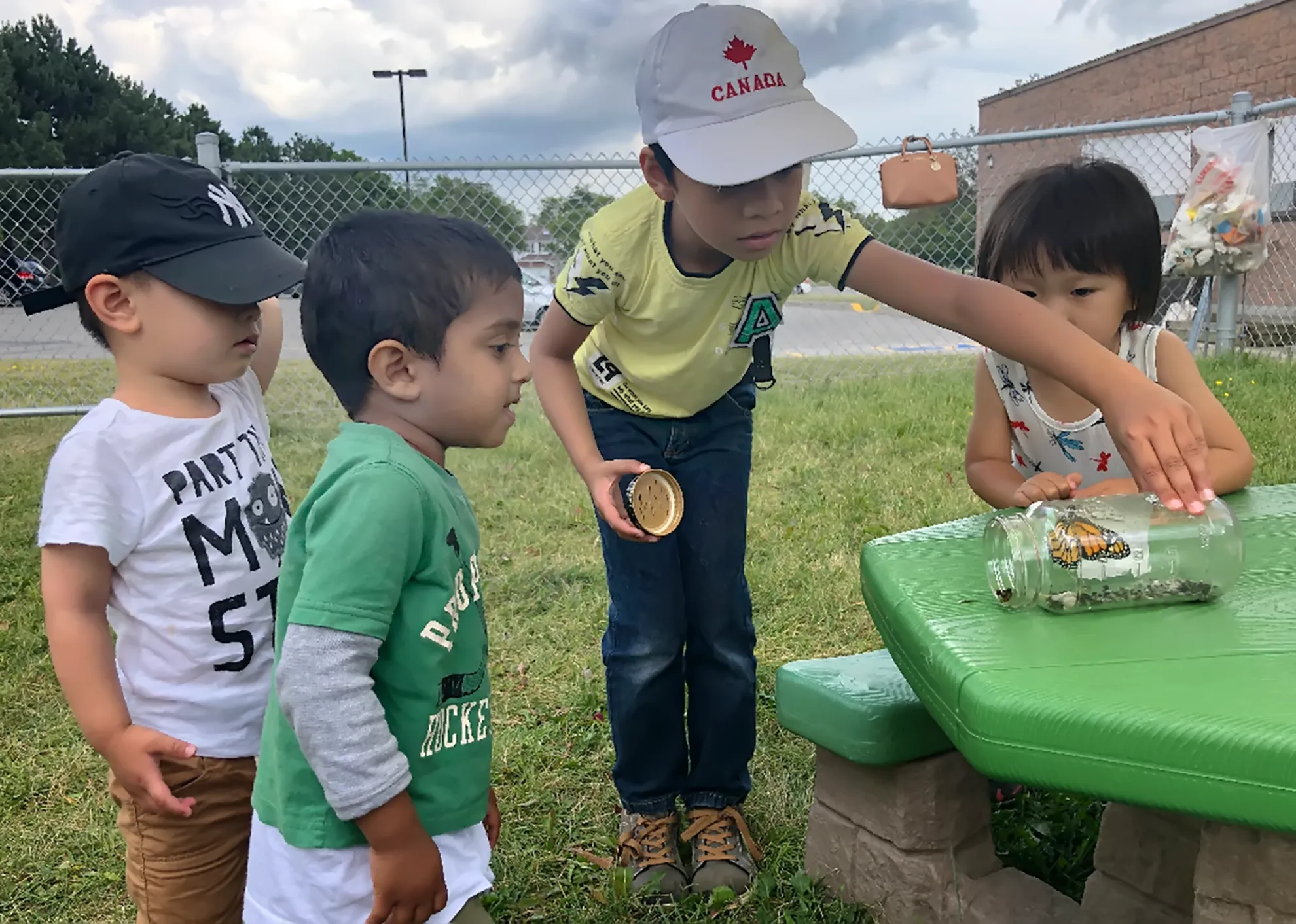 Children enjoying outdoor play